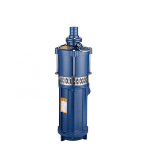 Electric pump farm irrigation 1.1kw 1.5hp 1inch three impellers agriculture submersible water pump