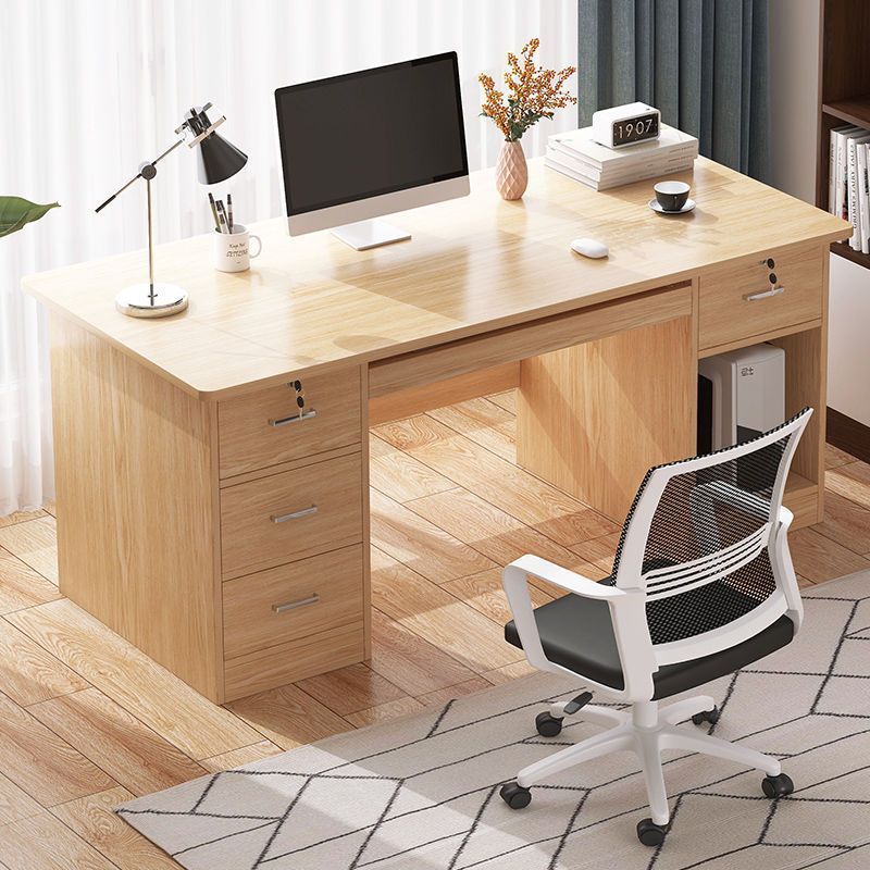 Presidential Study Writing Workstation Wooden Table Computer Desk Office Table For Home Office