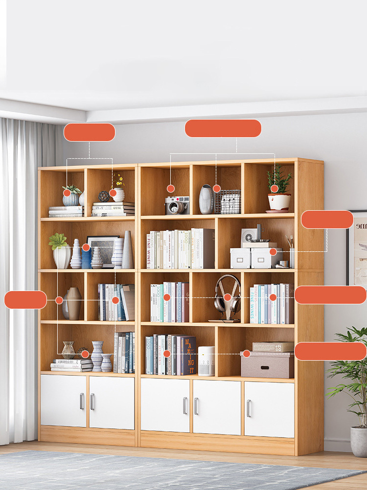 New Design Storage Shelf Display Shelves Open Bookcase Free Standing Book Shelf, Organizing Storage Shelving