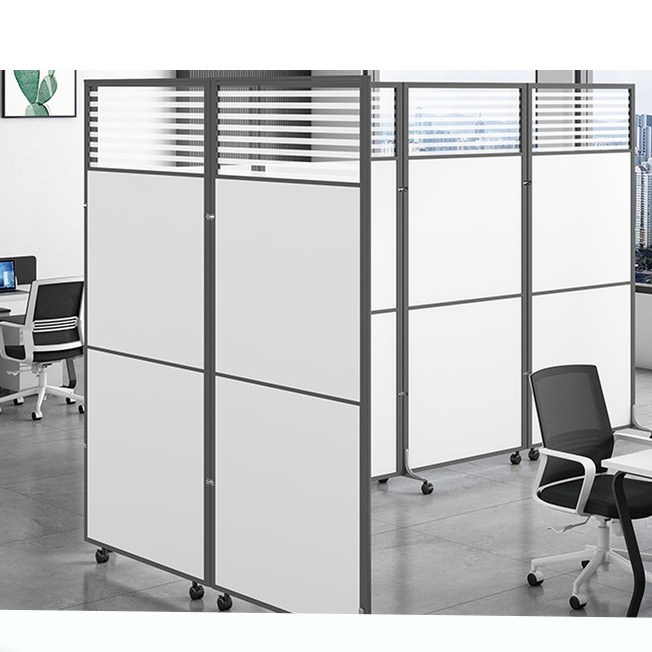 Factory Customized Room Partition Wall Divider Movable Office Wall Partitions Mobile Office Screen Partition