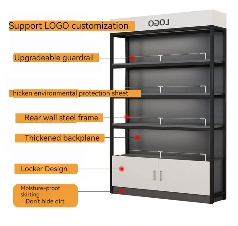 Boutique display cabinets solid supermarket liquor cosmetic display cabinets shelves shelves convenience super store