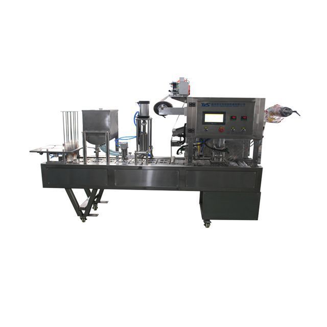 fully automatic filling and sealing machine for yogurt