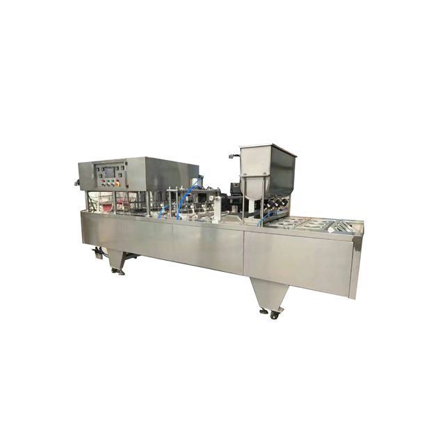 fully automatic filling and sealing machine for yogurt