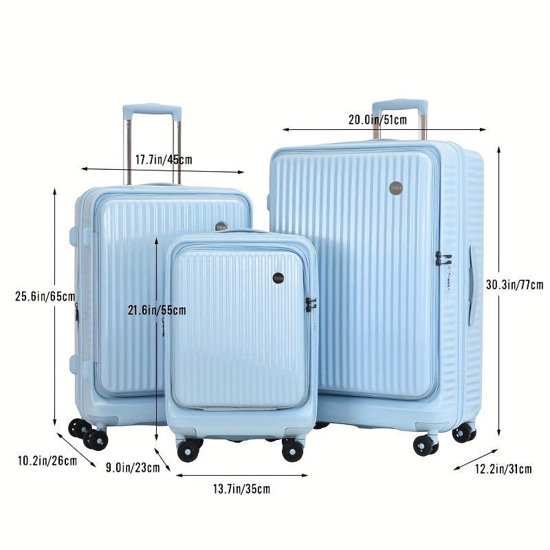 JINYI Elegant Hardside Luggage Suitcase With Laptop Holder Suit Cases Travel Trolley Luggage Luxury Luggage