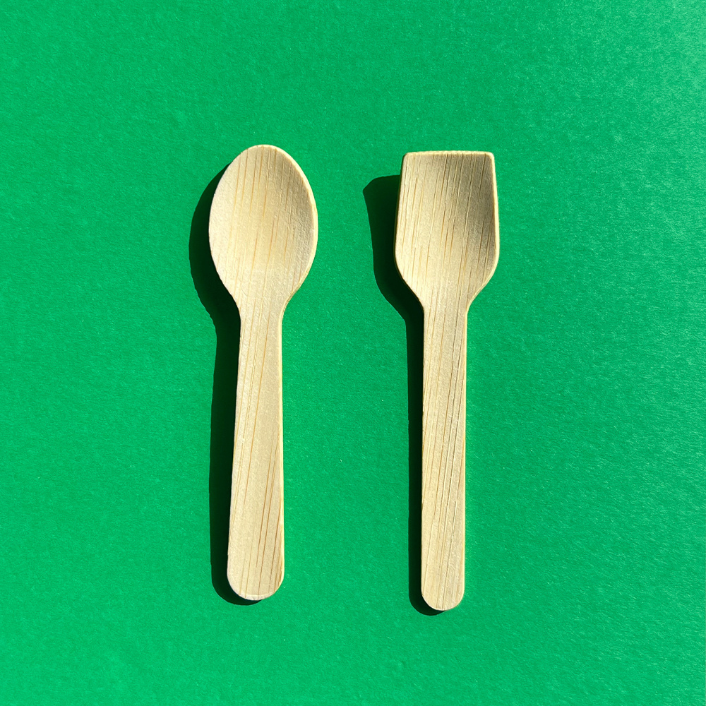 Factory Direct Sale Ice Cream Biodegradable Disposable Bamboo Spoons For Dessert