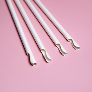 Party Wholesale Individually Wrap Paper Straws Disposable Drinking Eco Friendly Biodegradable Spoon Paper Straw