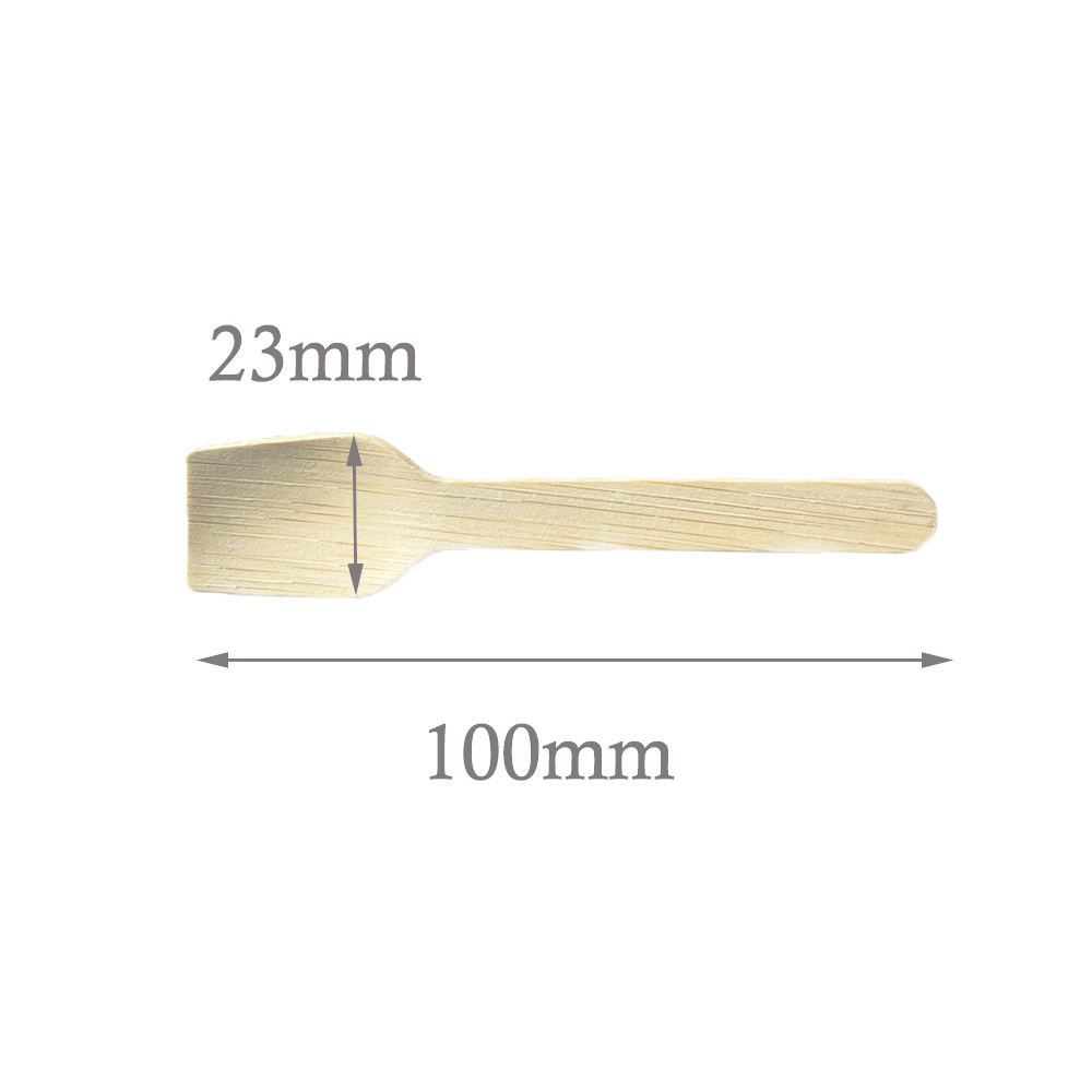 Factory Direct Sale Ice Cream Biodegradable Disposable Bamboo Spoons For Dessert