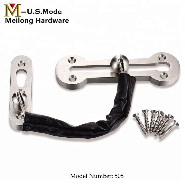 Stainless Steel / Zinc Security Locking Chain Restrictor Front Door Chain