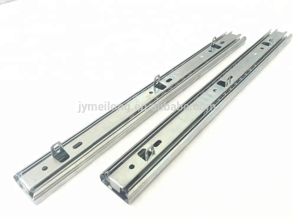 Ball Bearing Hook Drawer Slide / Furniture Parts Drawer Slides / Drawer Rail Meilong Drawer Slide