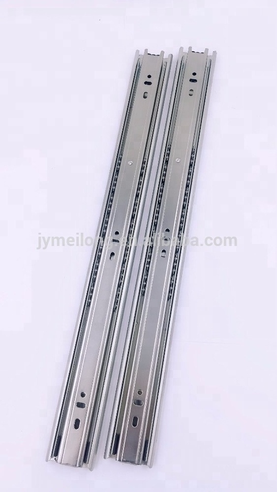 Full Extension Heavy Duty Ball Bearing 45mm Drawer Slides/ Drawer Runners/Telescopic Rails