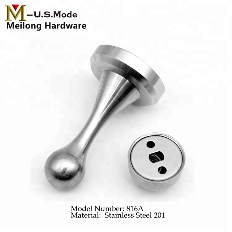 Furniture Hardware Stainless Steel Decorative Gate Closer Catcher Magnetic Draft Door Stopper