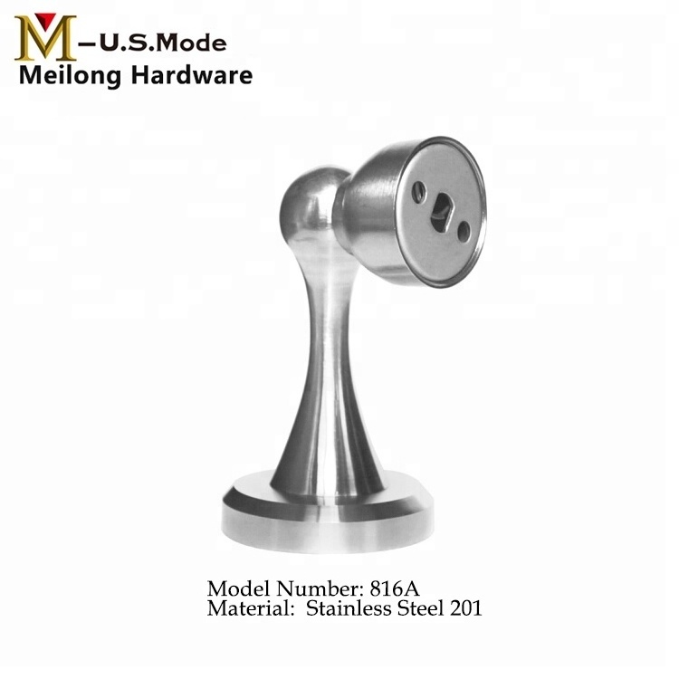 Furniture Hardware Stainless Steel Decorative Gate Closer Catcher Magnetic Draft Door Stopper