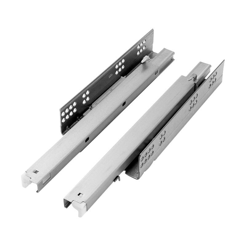 Furniture slider undermount push open drawer slides