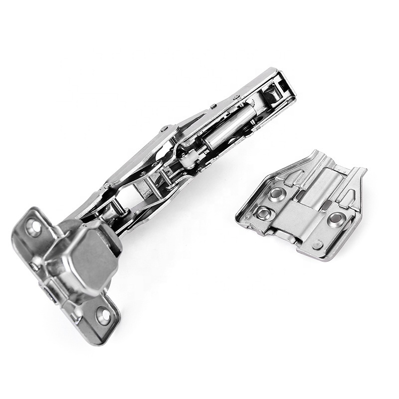 175 Degree 3D Hydraulic Adjustable Clip on Soft Close Kitchen Cabinet Hinges Heavy Duty Full Overlay Steel Concealed Door Hinge