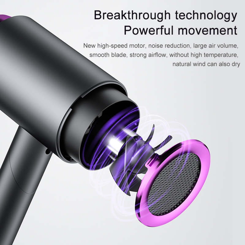 2024 New Foldable Handle Travel Hair Dryer Constant Temperature Hair Care 1800W Blow Dryer Ionic Hair Dryer With Diffuser