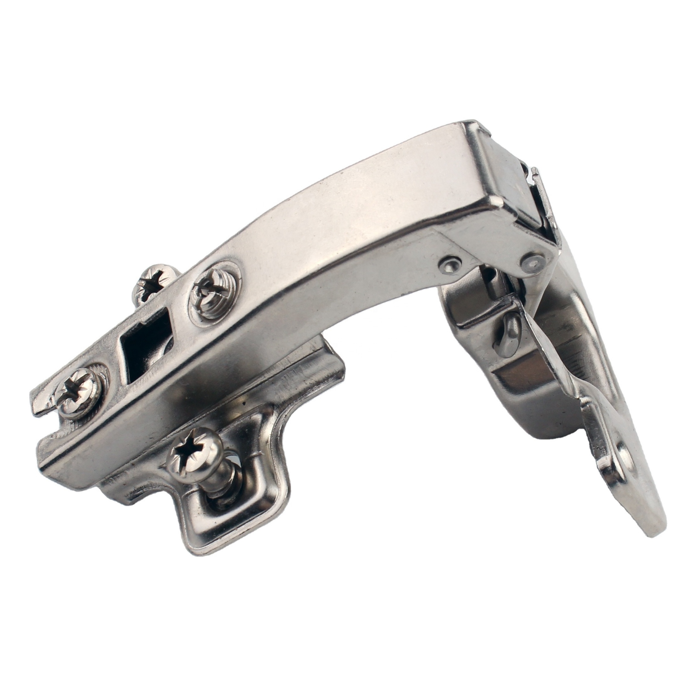 OEM Manufacturer Angle Open Cabinet Door Hinge Locking Concealed Stop 90 Degree Hinge Furniture Hardware