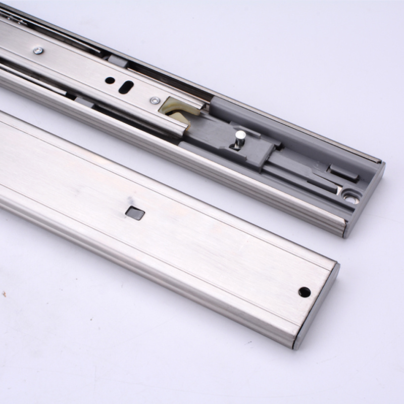 Mingyi factory cheap price SS drawer slide rail for furniture bottom mount drawer slides heavy duty