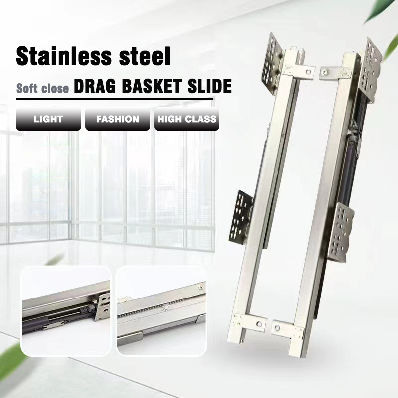 Cheap Price Custom Logo Drawer Slides Telescopic Push To Open Extension Drawer Runner Undermount Drawer Slide