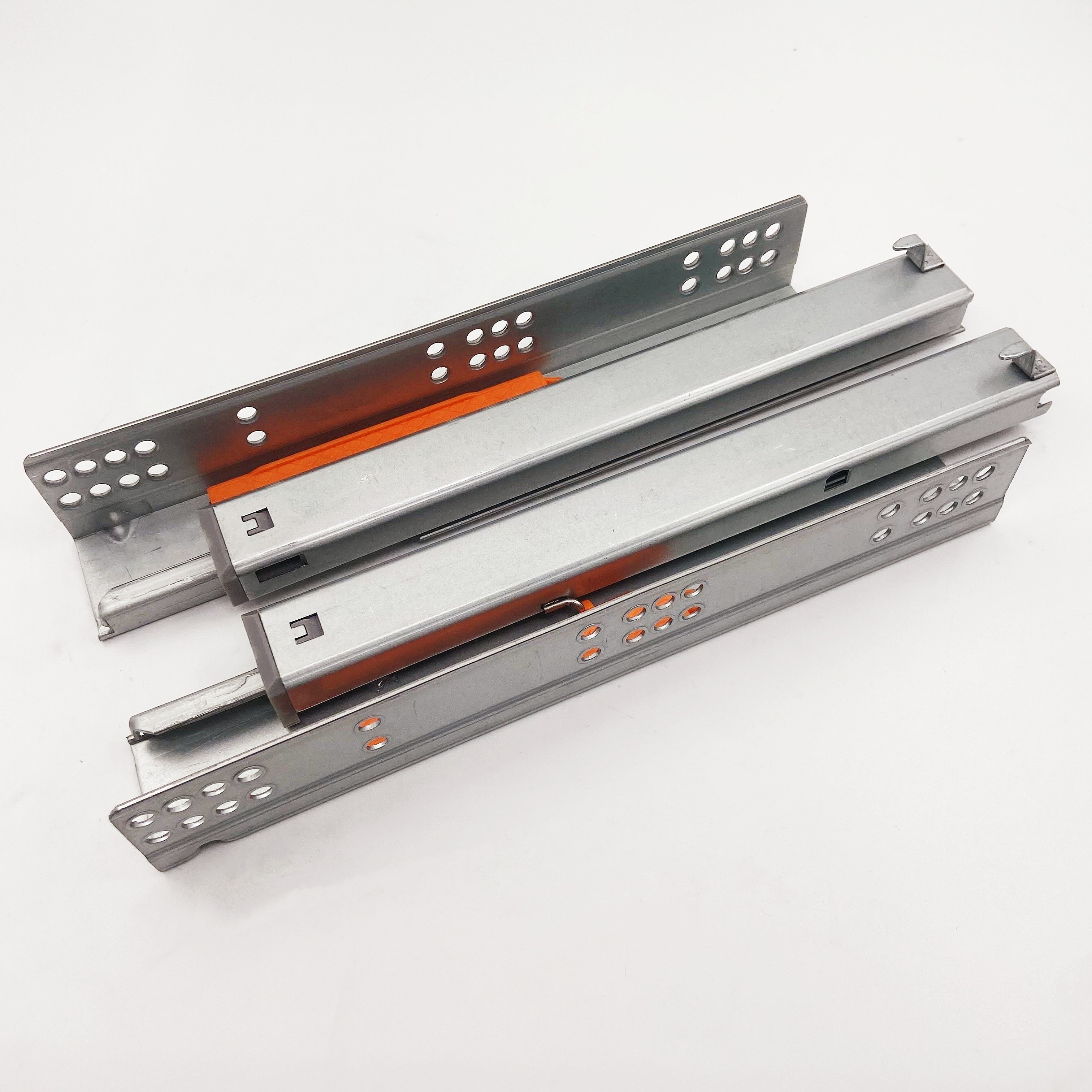 Cheap Price Custom Logo Drawer Slides Telescopic Push To Open Extension Drawer Runner Undermount Drawer Slide