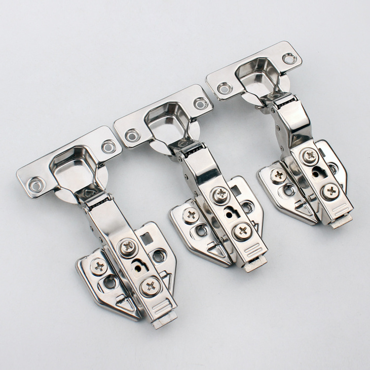 Hinges Furniture Hardware Supplier Hinge Ss 3D Heavy Duty Kitchen Cabinet Door Kitchen Cabinet Closer Hydraulic Hinges