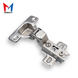 Mmingyi Factory 35mm Cup Slide On Folding One Way Hinge Furniture Kitchen Cabinet Concealed 2 Holes Hidden Normal Classic Hinge