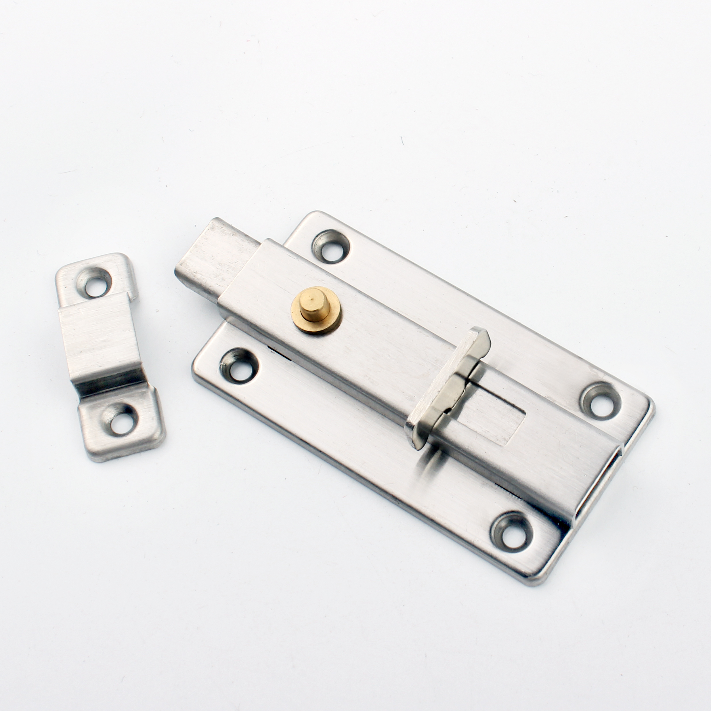 Stainless Steel 1.0mm Thickness  Automatic Tower Latch Barrel Bolt Security Sliding Patio Door Latch