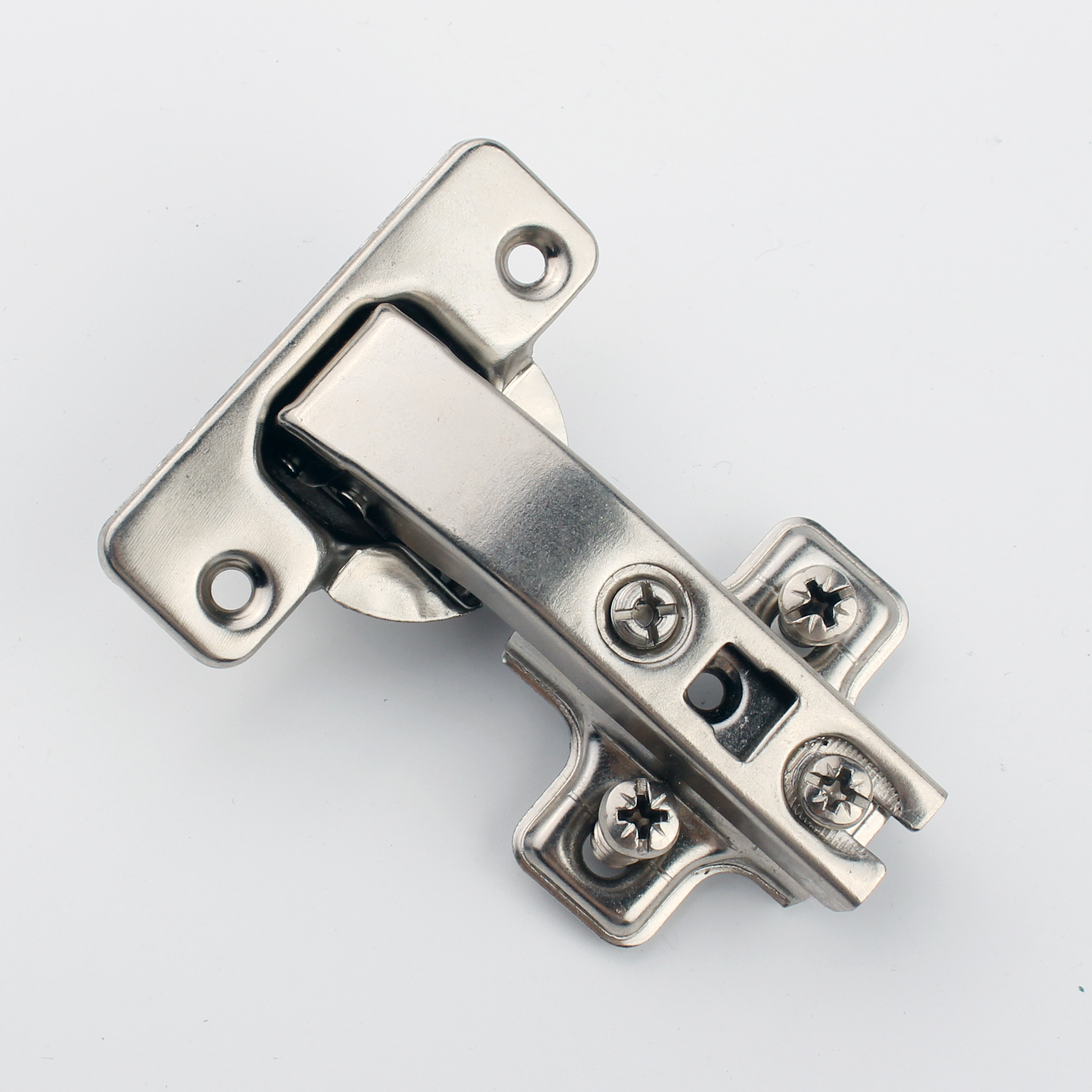 OEM Manufacturer Angle Open Cabinet Door Hinge Locking Concealed Stop 90 Degree Hinge Furniture Hardware