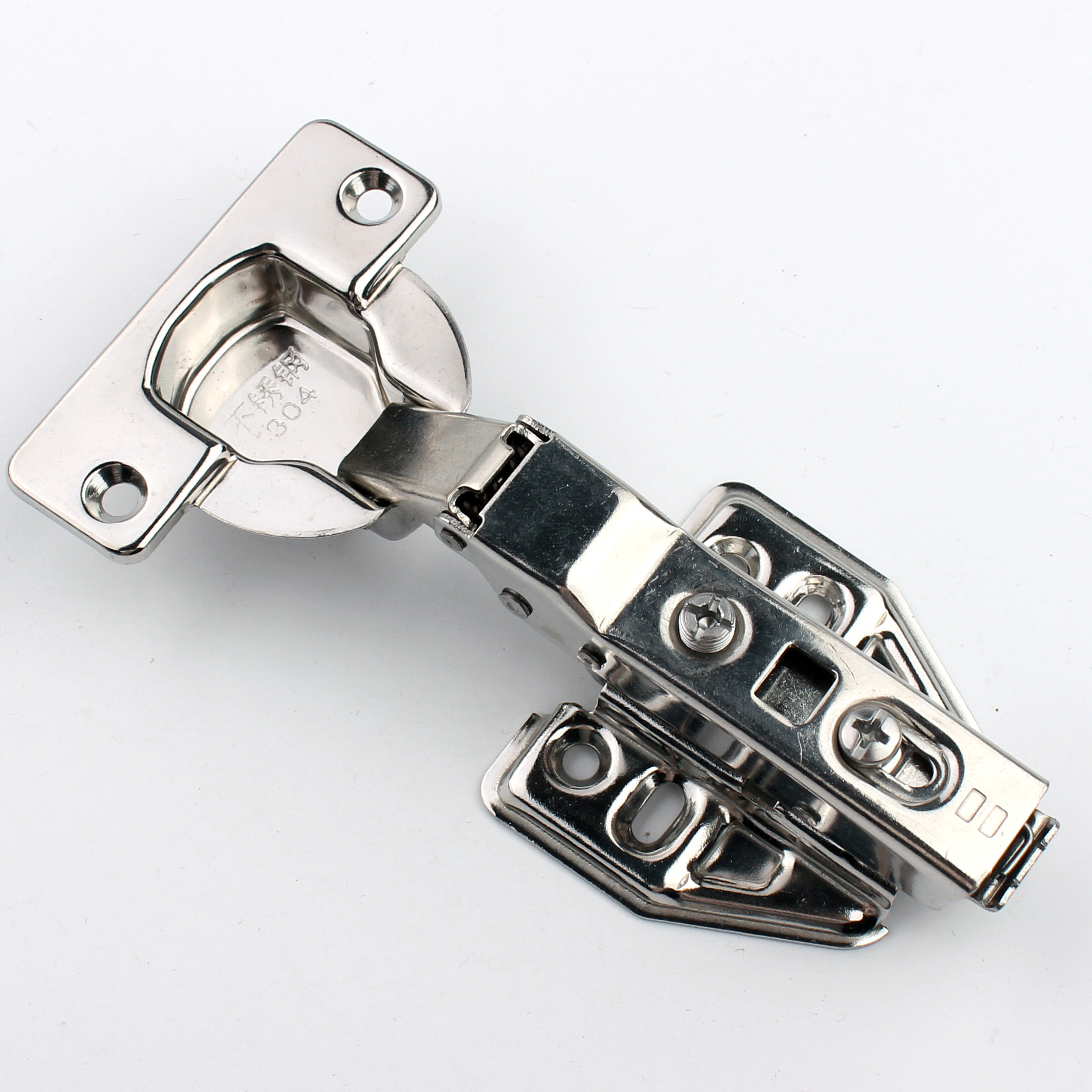 40Mm Cup Thick Door Concealed Cabinet Hinge Stainless Steel Bird Clip On Soft closing Cabinet door Hinge