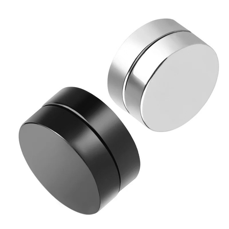 JY Wholesale Fashion Black Magnet Earrings Colored Earrings Stainless Steel Jewelry Men Women