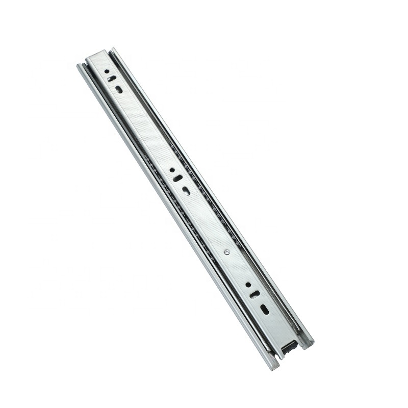 MSY-4208 42mm Wide Cold Rolled Steel 3-fold full extension soft close kitchen cabinet drawer slide hardware fitting parts