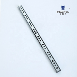 MSY-1702 Jieyang 17mm Heavy Duty Telescopic Drawer Slides Rails Ball Bearing Locking Drawer Slide