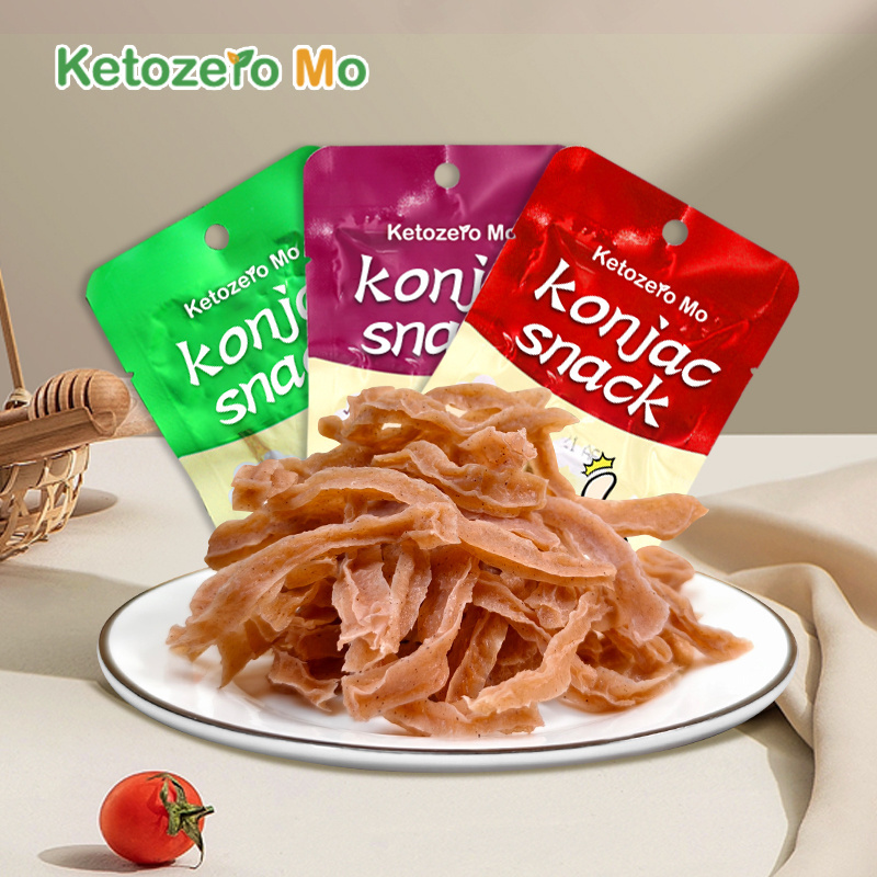 Snack Manufacturers Hot Sale Halal Konnyaku Chips Vegetarian Konjac Pepper Spicy Hunan Latiao