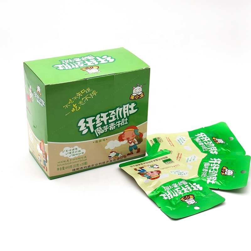 low calorie instant noodles product pickled pepper flavor snack 22g konjac snack food