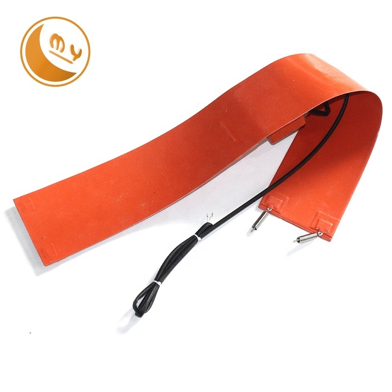 220v 1740*125mm custom silicone rubber heater flexible electric heater blanket oil drum heater