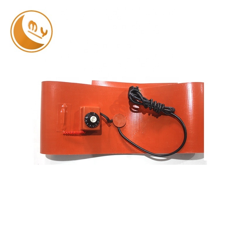 silicone rubber heater 55 gallon oil drum tank band flexible electric heating blanket