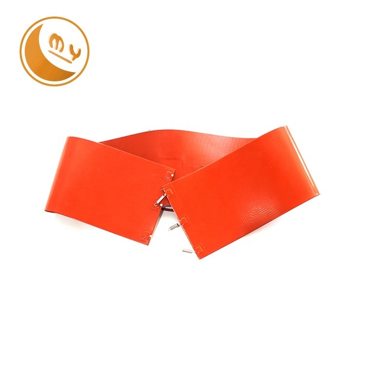 220v 1740*125mm custom silicone rubber heater flexible electric heater blanket oil drum heater