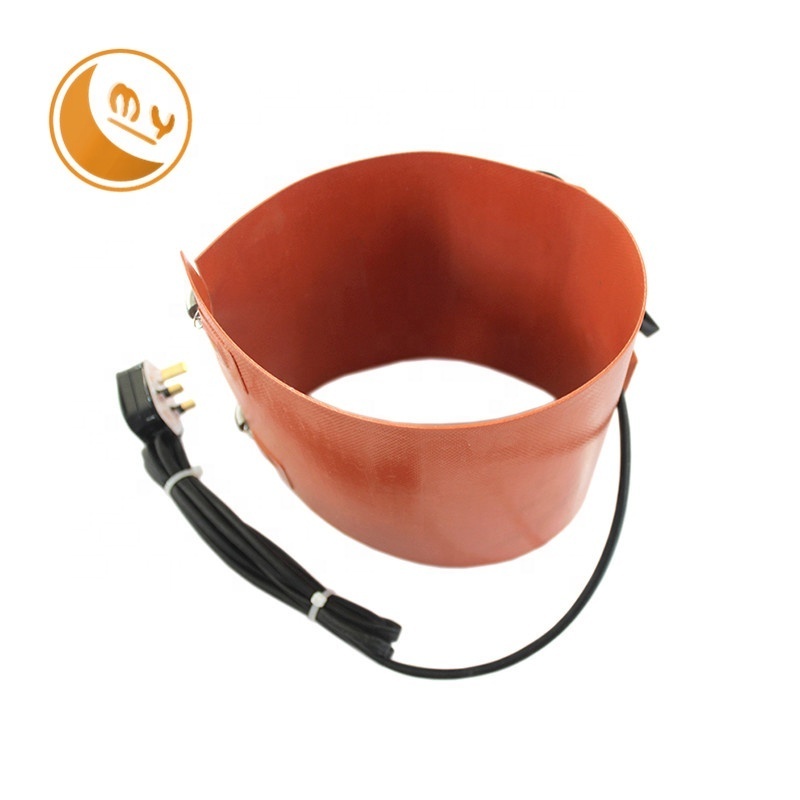 1740*250mm 220v 2000w flexible silicone rubber oil drum band heater blanket for 200L oil drum heating mat