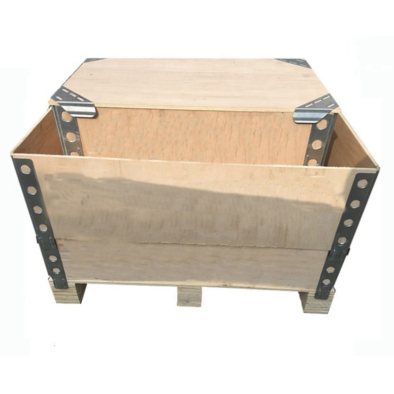 custom wooden cargo mini crate packaging printed box