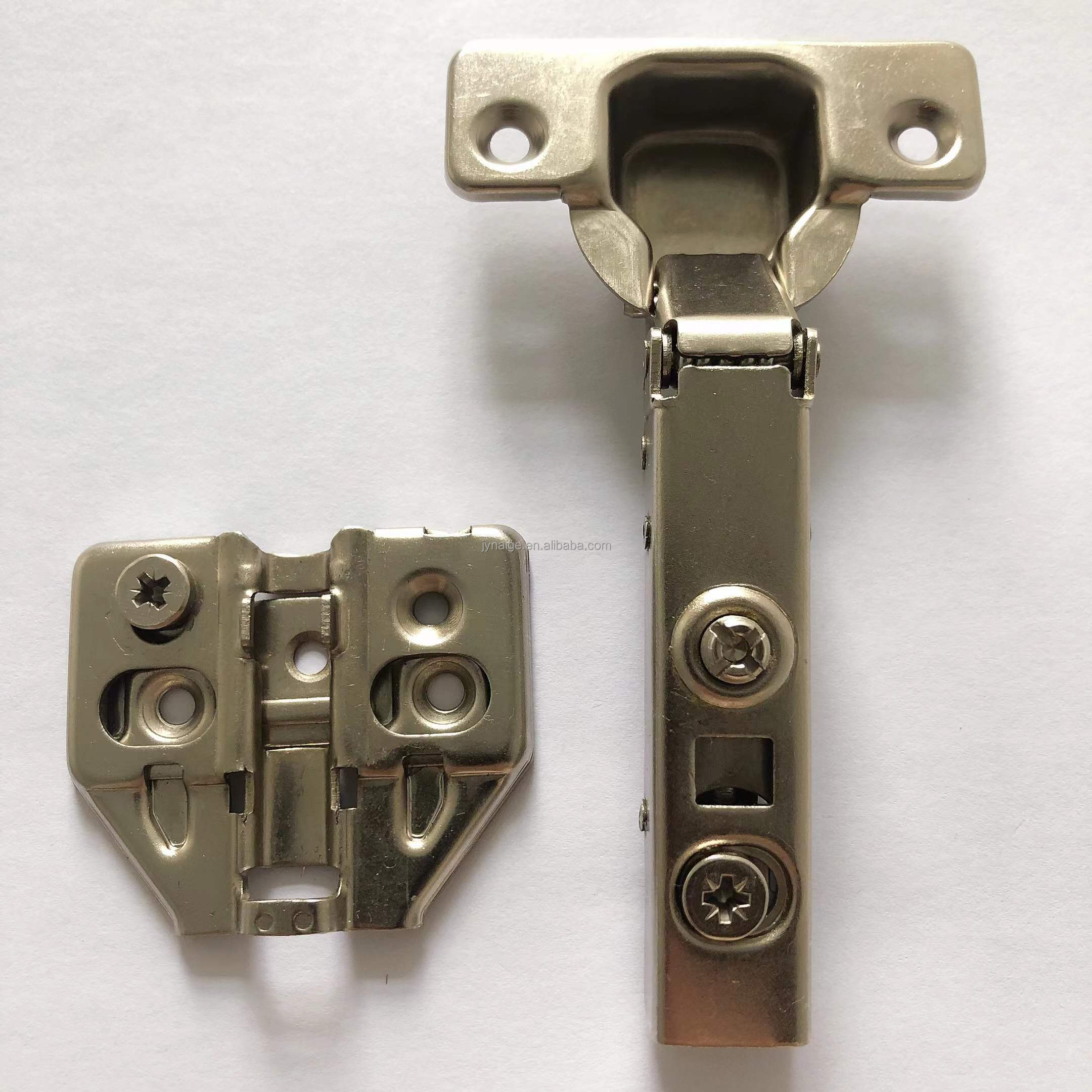 Iron  hydraulic 3d 35mm cup plane bottom wardrobe furniture cabinet hinge with soft close hinges