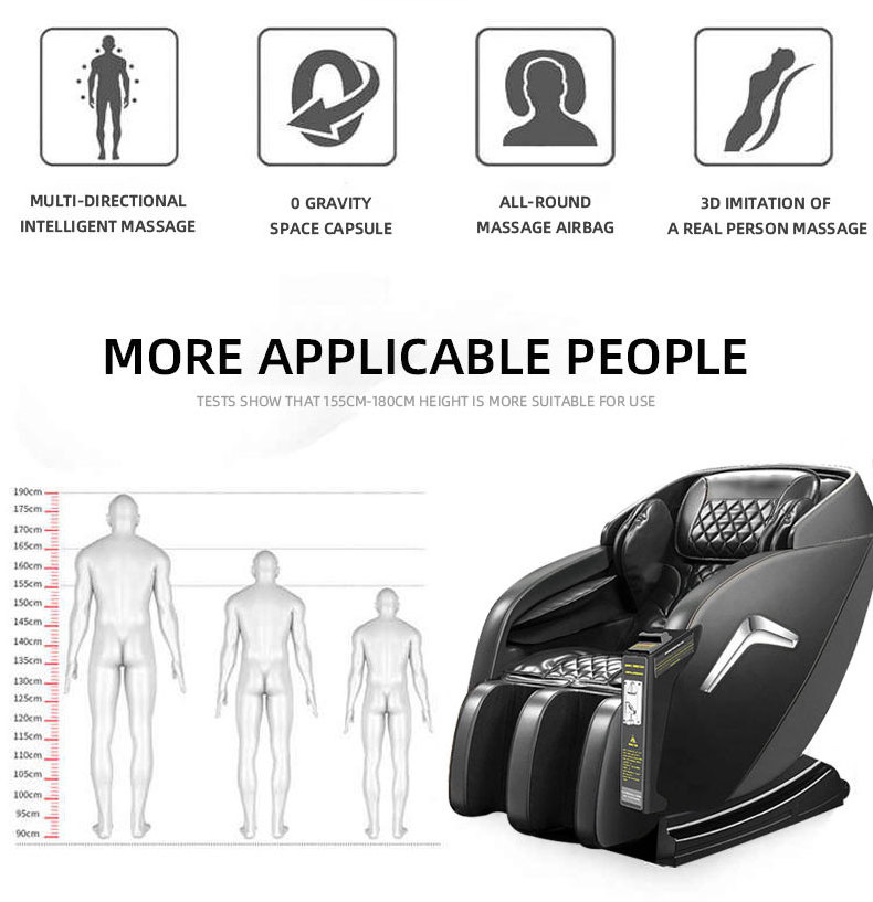 Electric Office Capsule 4D Massage Chair/Comfortable Commercial Vending Massage Chair