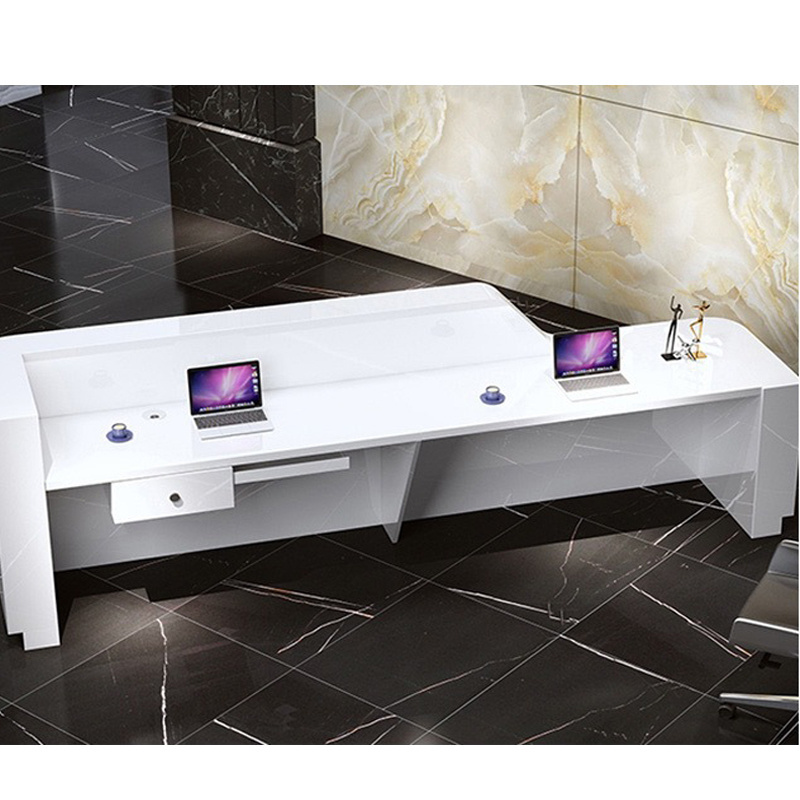 Wholesale Price Beauty Black Stone Fast Food Restaurant Reception Counter Desk Suppliers