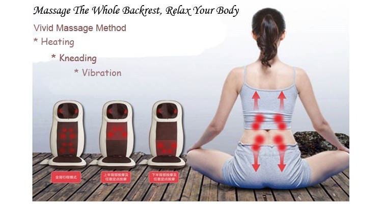 Newest Heating Massage Cushion/Shiatsu Infrared car home Massage Cushion