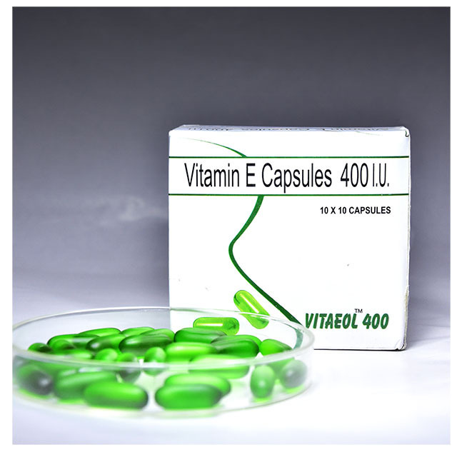 Vitamin E softgel  by Jyoti Capsule capsule for healthy hair and skin gummies supplement for eye care India Manufacture