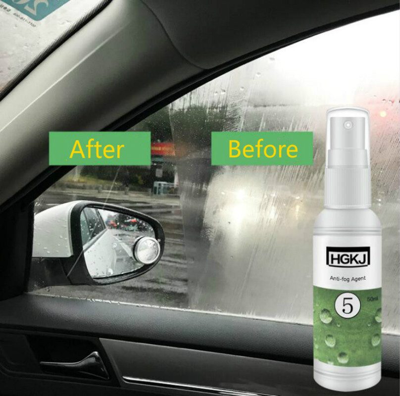 HGKJ 50ml Anti-fog Agent Waterproof Rainproof Anit-fog spray Antifogant Car Glass Fog-proof Glass Car Glass for Car