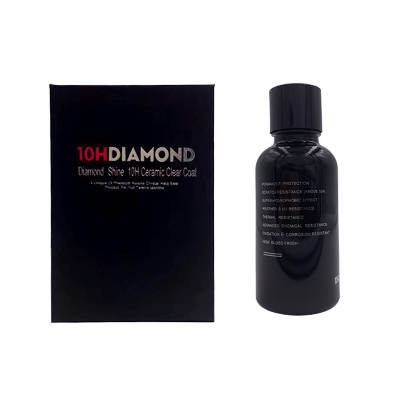 Nano Car Ceramic Coating Kit-High Gloss 10H 3D Diamond Hardness Nano Liquid Glass Hydrophobic Coating,Anti-Scratch Anti-fading