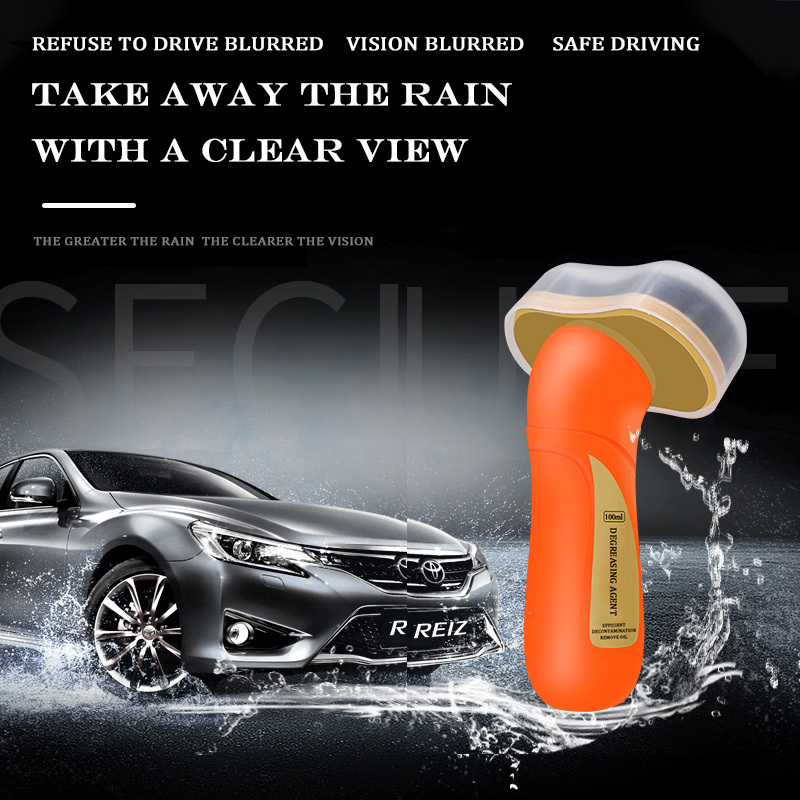 Car Nano Oil Film Remover Windshields Antifouling Agent Automobile Window Glass Rainproof Anti-fogging Agent Coating 100ml