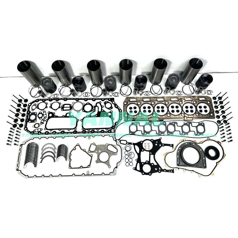 C6.6-CR Repair Kit With Piston Rings Liner Bearing Valves Cylinder Gaskets Set For Caterpillar C6.6-CR Engine Parts