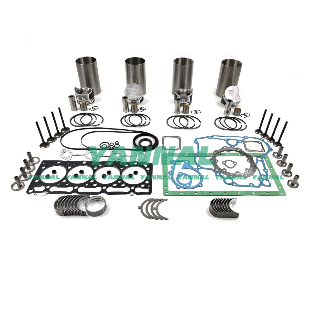 Factory Direct Sale 4 Cylinder Overhaul Rebuild Kit For Kubota V1505 V1505D V1505T Engine