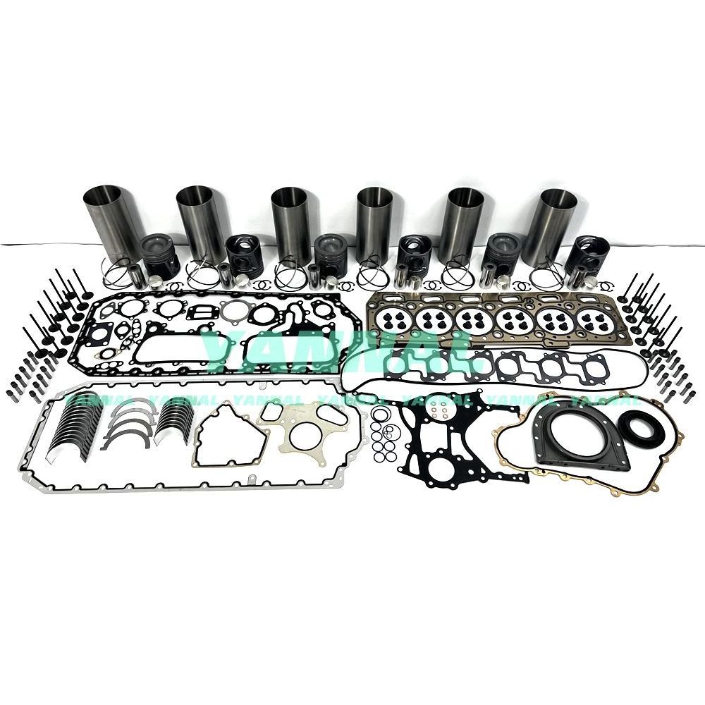 C6.6-CR Repair Kit With Piston Rings Liner Bearing Valves Cylinder Gaskets Set For Caterpillar C6.6-CR Engine Parts