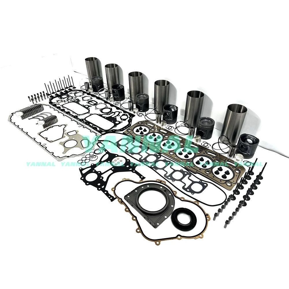 C6.6-CR Repair Kit With Piston Rings Liner Bearing Valves Cylinder Gaskets Set For Caterpillar C6.6-CR Engine Parts